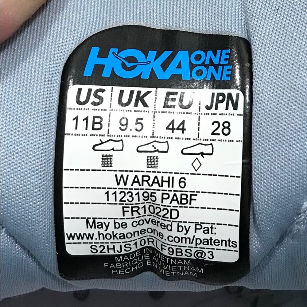 HOKA ONE ONE AHARI 6 Women 11B Pronation